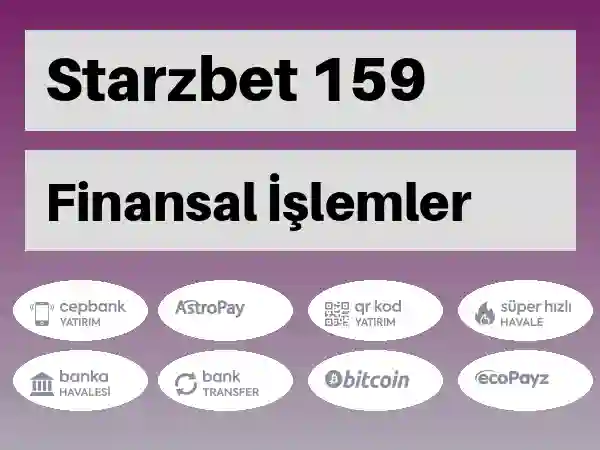 Starzbet Mobil Para yatırma ve çekme 159